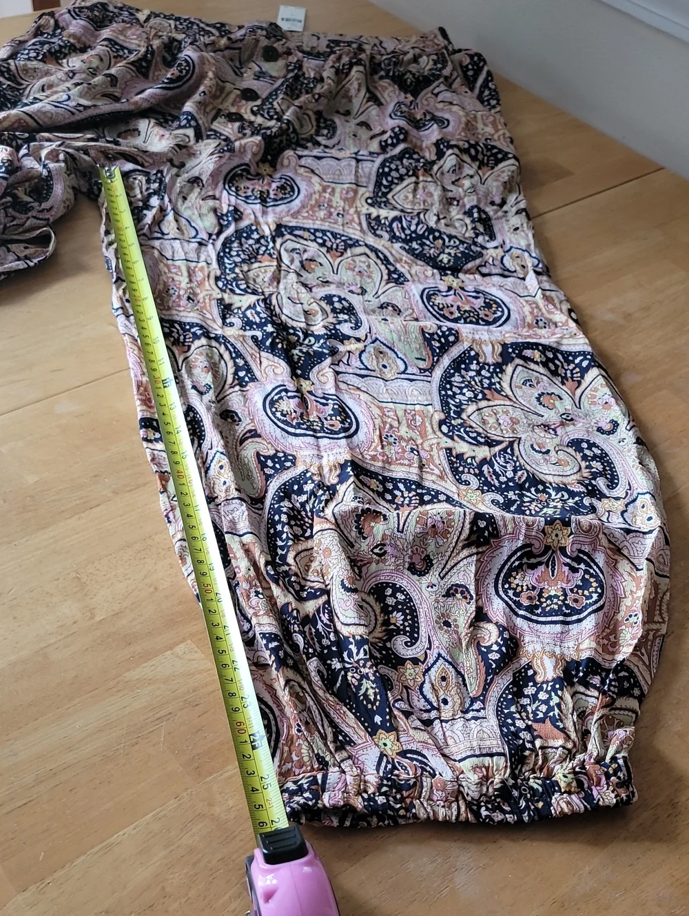 💕Anthropologie Odette Paisley High Rise Harem Joggers